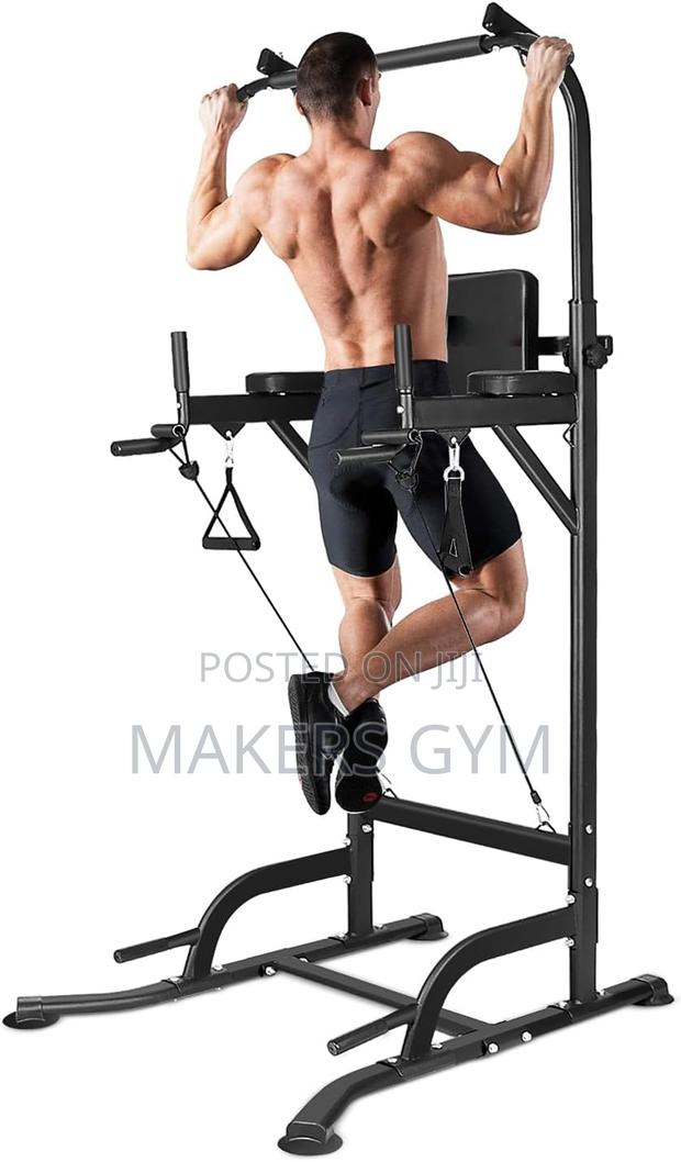 Power Tower Dip Station Pull Up Bar · Photo 1