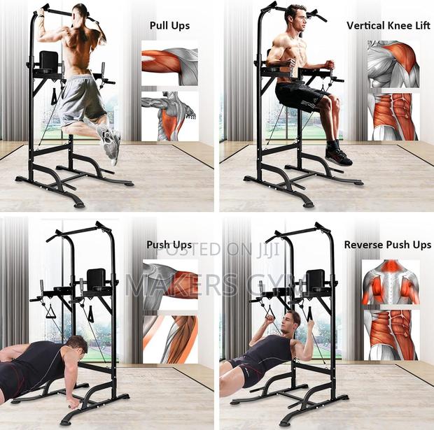 Power Tower Dip Station Pull Up Bar · Photo 2