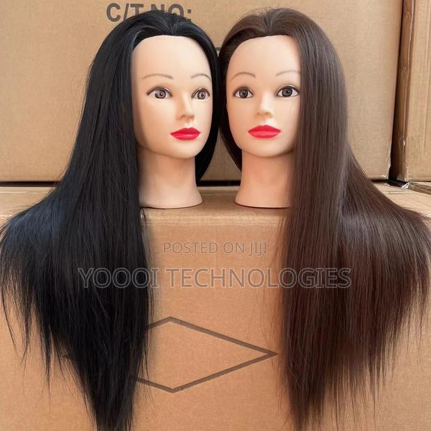 Mannequin Training Head Doll With Hair · Photo 1