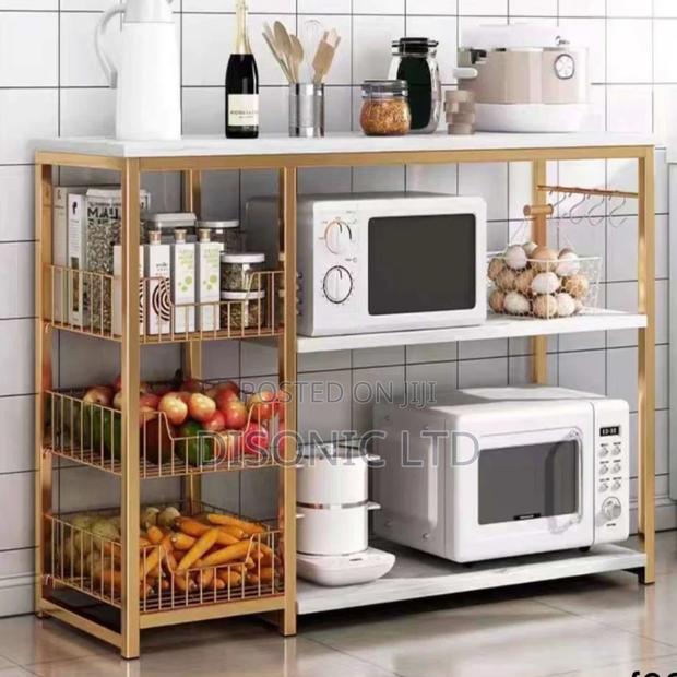 Microwave Storage Rack · Photo 1