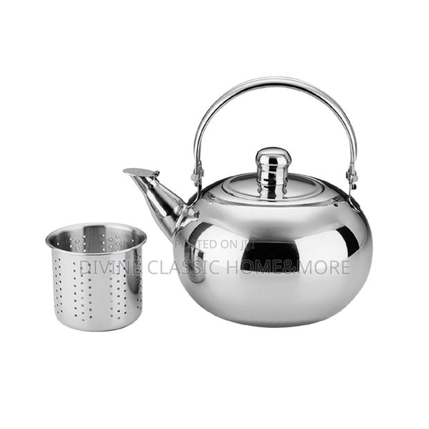 Stainless-Steel Tea/Coffee Kettle With Infuser(1.8lit) · Photo 1