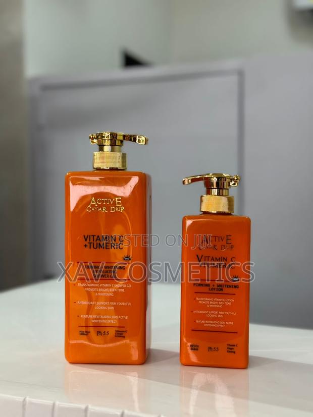 Active Caviar Drip Vitamin C +Turmeric Lotion and Shower Gel · Photo 1