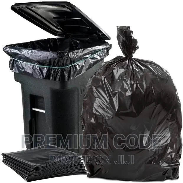 Trash/Garbage Bag Black, 240l, 90 Piece Per Bag · Photo 1