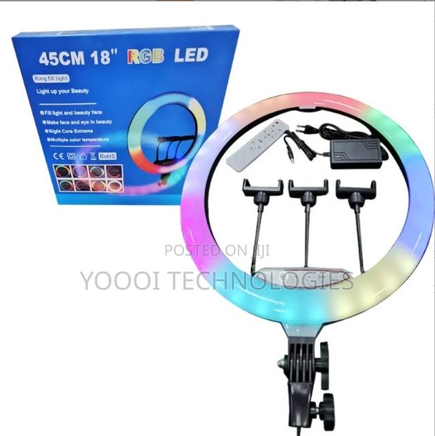 18” Colorful RGB Ring Light With Stand · Photo 2