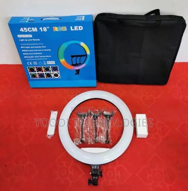 18” Colorful RGB Ring Light With Stand · Photo 3