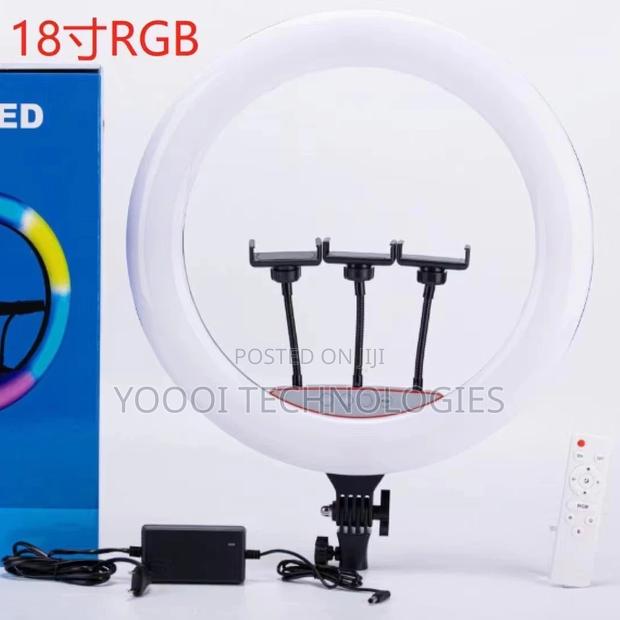 18” Colorful RGB Ring Light With Stand · Photo 4