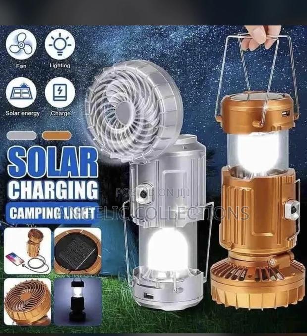 Camping Solar Light With Fan · Photo 1
