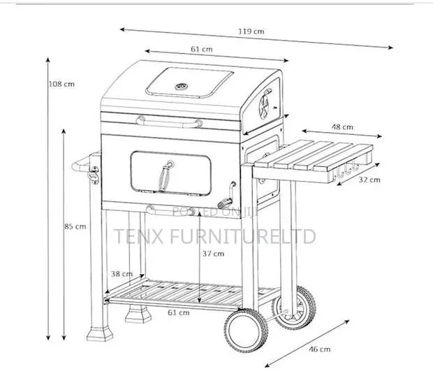 Barbecue Portable - Stainless Steel Folding Grill · Photo 4
