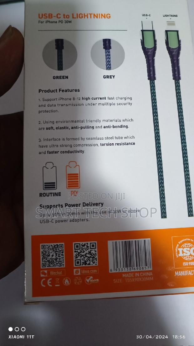 USB-C to LIGHTNING for iPhone PD 30W iPhone 8 to iPhone 13 · Photo 6