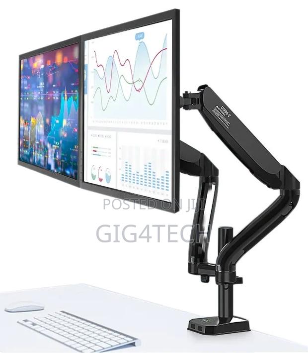 Led Monitor Double Arm Desk Mount Stand · Photo 1