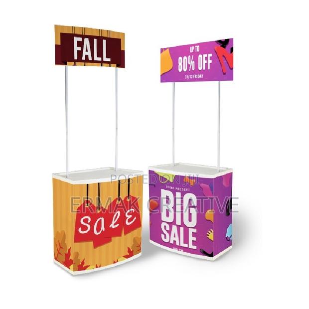 Promotional Table (Branded) · Photo 1
