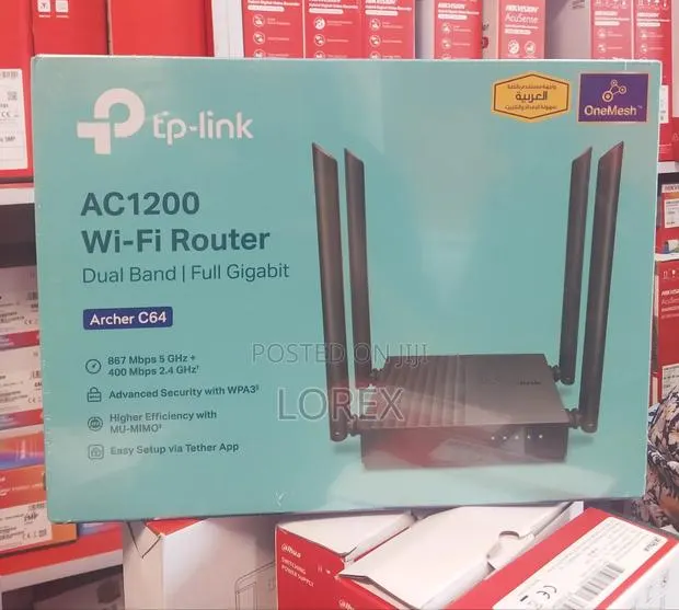 Tp-Link Wifi Router Archer C64 Ac1200 Dual-Band Gigabit (Not Sim) · Photo 1