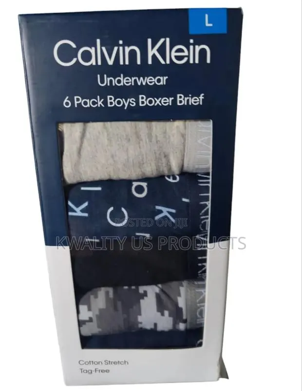 Calvin Klein Boys Boxer Briefs - For Ages 6 to 14 · Photo 1
