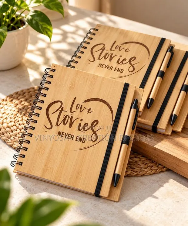 Bamboo Dairy With Branding · Photo 1