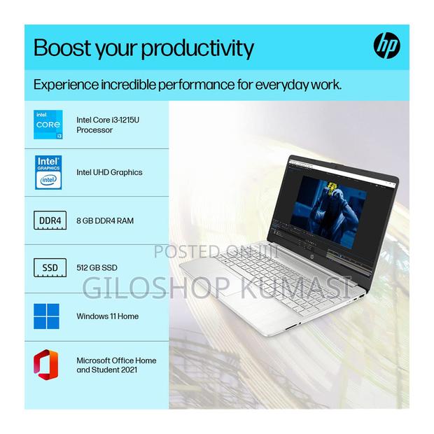New Laptop HP 15 8GB Intel Core I3 SSD 512GB · Photo 3