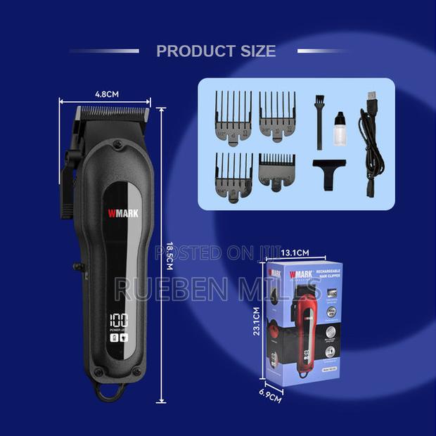 High Quality Wmark All Metal Hair Clipper Barbering Machine · Photo 2