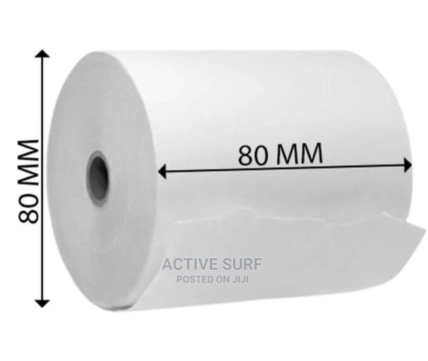 80mm X 80mm Thermal Paper Rolls (50 Rolls). · Photo 1