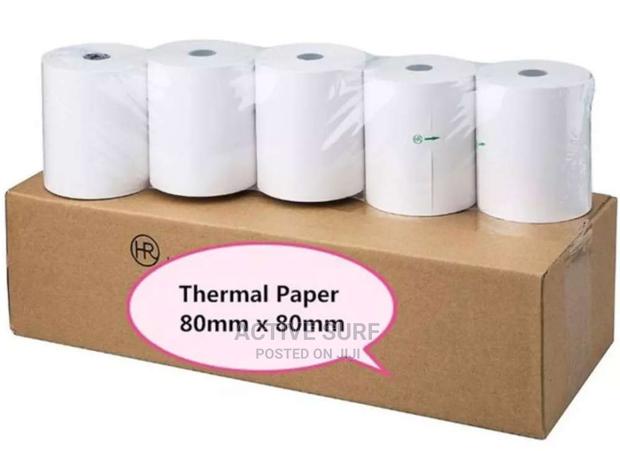 80mm X 80mm Thermal Paper Rolls (50 Rolls). · Photo 2
