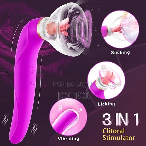 3in1 Licking, Sucking, Wand Vibrator · Photo 1