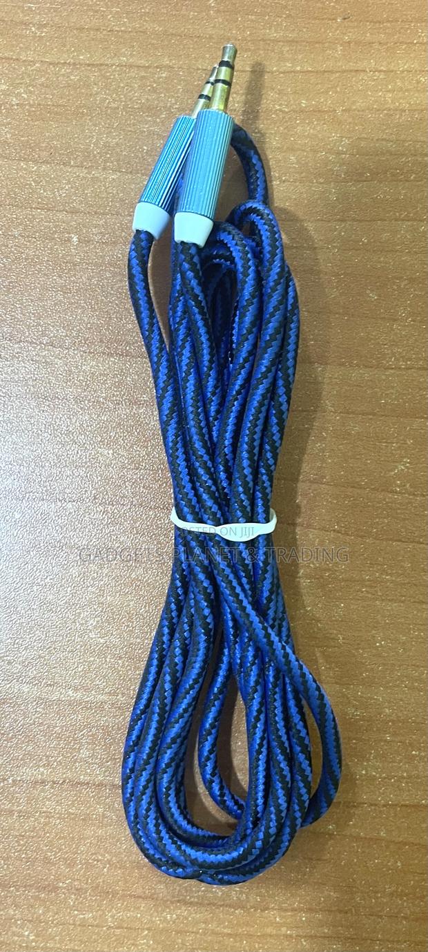 Aux Cable Jack to Jack Pin to Pin Mesh Cable | 1.8m · Photo 3