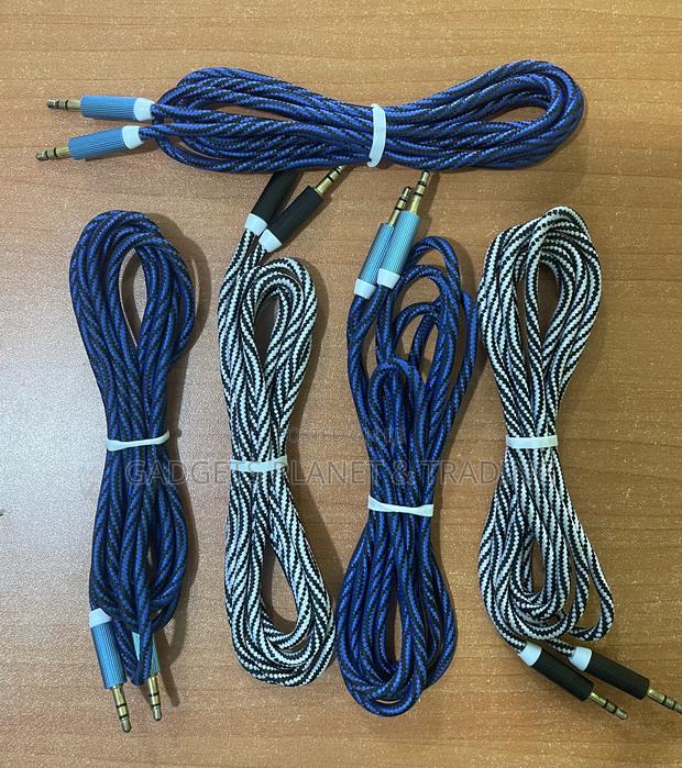 Aux Cable Jack to Jack Pin to Pin Mesh Cable | 1.8m · Photo 4