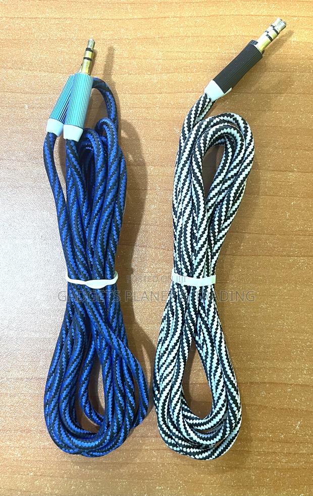 Aux Cable Jack to Jack Pin to Pin Mesh Cable | 1.8m · Photo 2