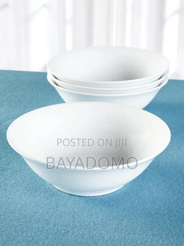 Ceramic White Soup Bowl: Rent · Photo 1