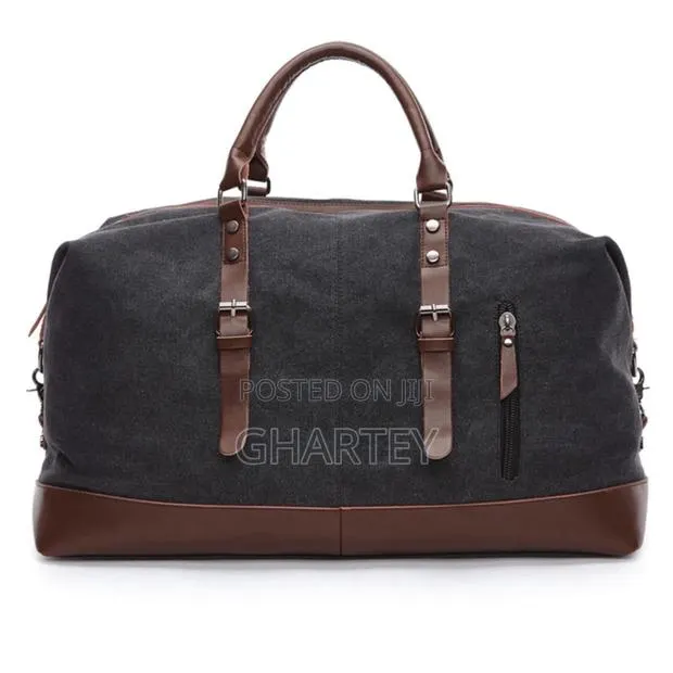 Canvas Duffle Leather Bags, Travel Bags · Photo 1