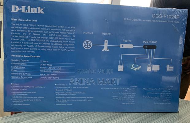 Dlink 26 Port Gigabit Unmanaged Poe Switch With 2 SFP Port · Photo 2