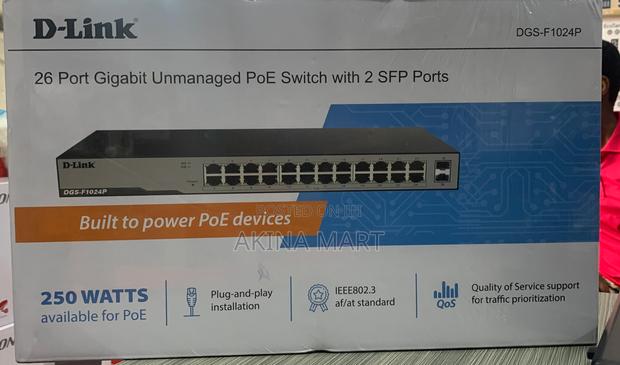 Dlink 26 Port Gigabit Unmanaged Poe Switch With 2 SFP Port · Photo 3