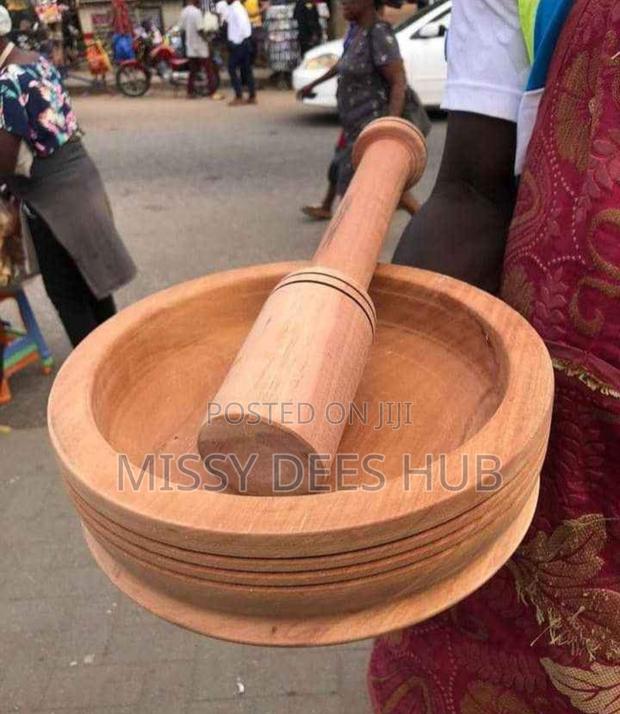 Mini Fufu Mortar and Pestle · Photo 1