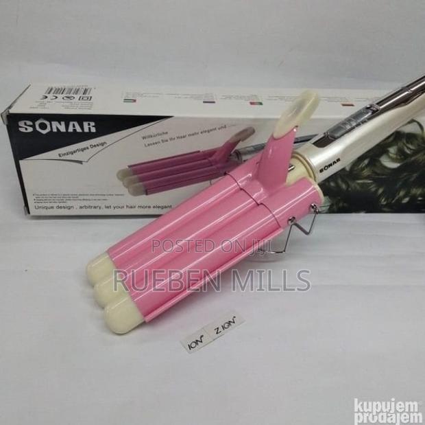 Sonar F-13 3 Barrels Hair Waver Curling Iron Tonging Machine · Photo 1