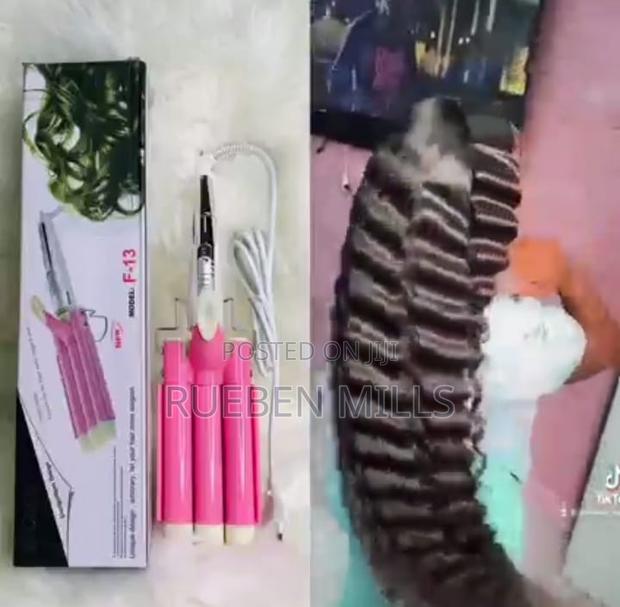 Sonar F-13 3 Barrels Hair Waver Curling Iron Tonging Machine · Photo 3