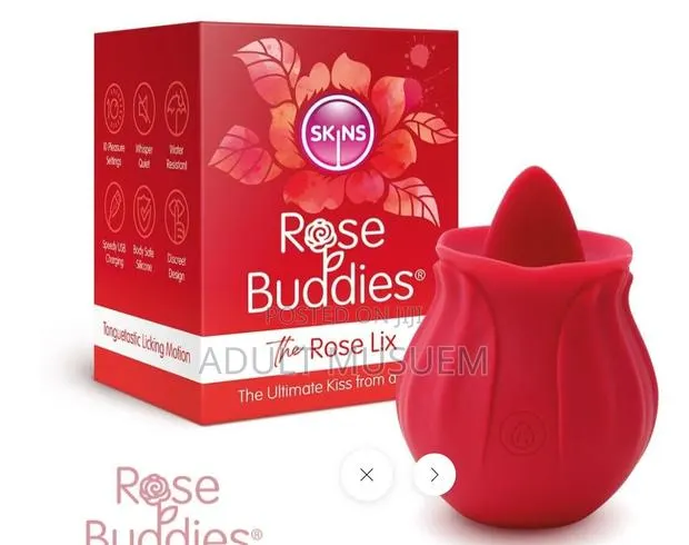 Tongue Licking Rose Vibrator Toy for Women (RS-100609) · Photo 1