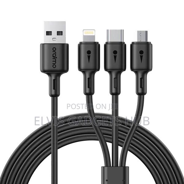 Oraimo 60w 3-in-1 Fast Charging Cable · Photo 1