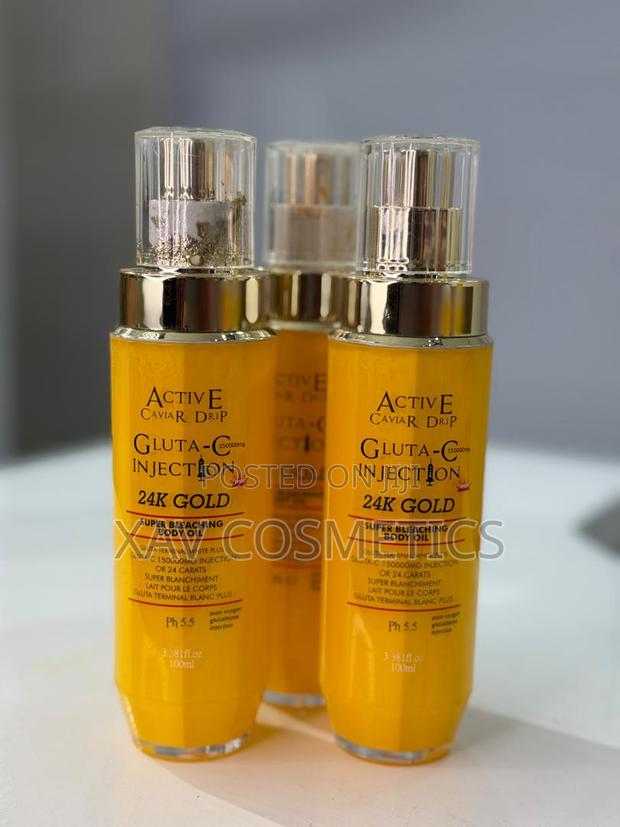 Active Caviar Drip Gluta C Injection Gold Body Oil · Photo 1