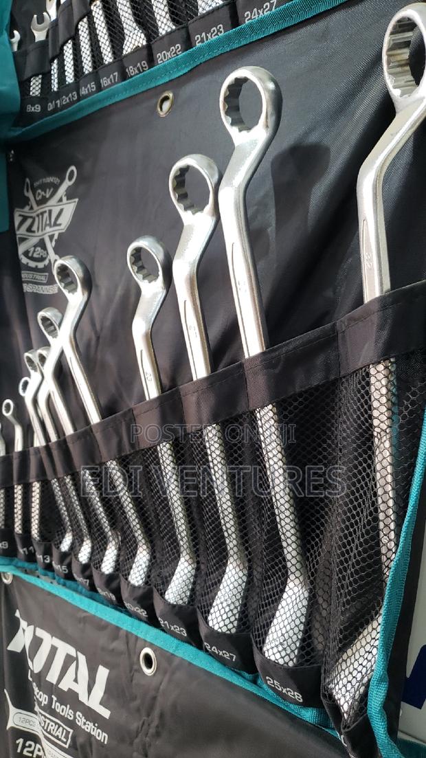 Total 12pcs Offset Ring Spanner Set · Photo 1