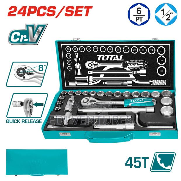 Total 24 PCS 1/2" Socket Set · Photo 1