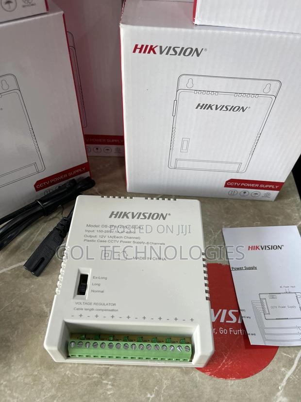 8channels CCTV Power Supply Hikvision 8CH · Photo 1