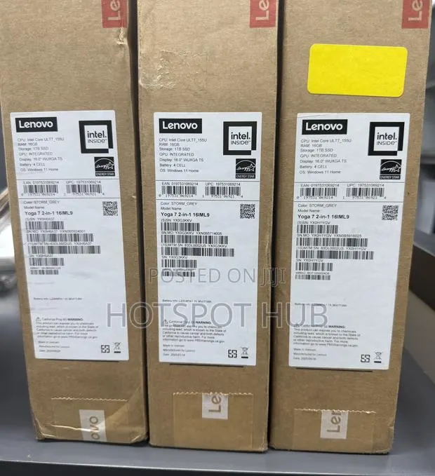 New Laptop Lenovo Yoga 7i 16GB Intel Core Ultra 7 SSD 1T · Photo 1