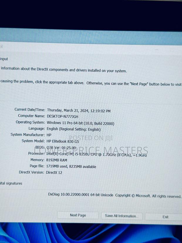 New Laptop HP EliteBook 830 G5 8GB Intel Core I5 SSD 256GB · Photo 3