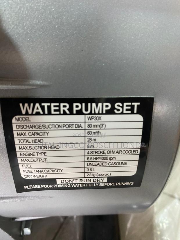 Water Pump Honda Water Pump + (6.5hp) + 4stroke Engine · Photo 3