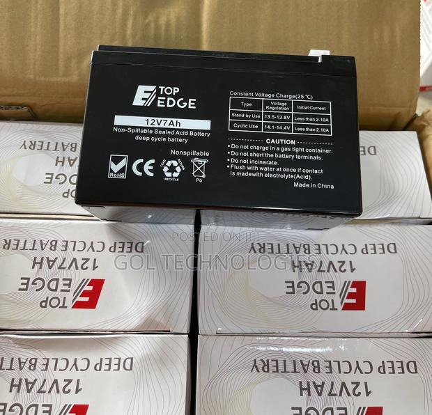12v7ah UPS Battery Top Edge · Photo 1