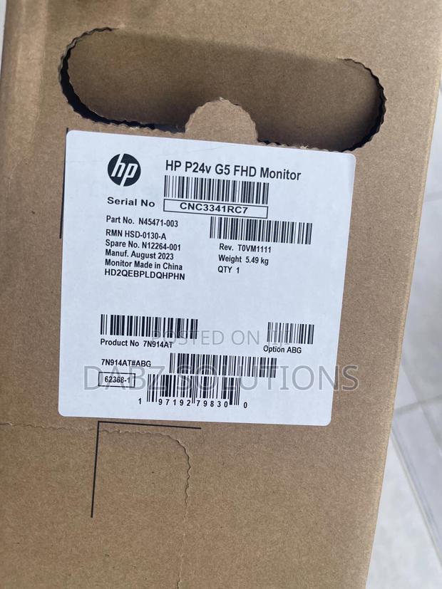 Hp P24vg5 FHD Monitor · Photo 3