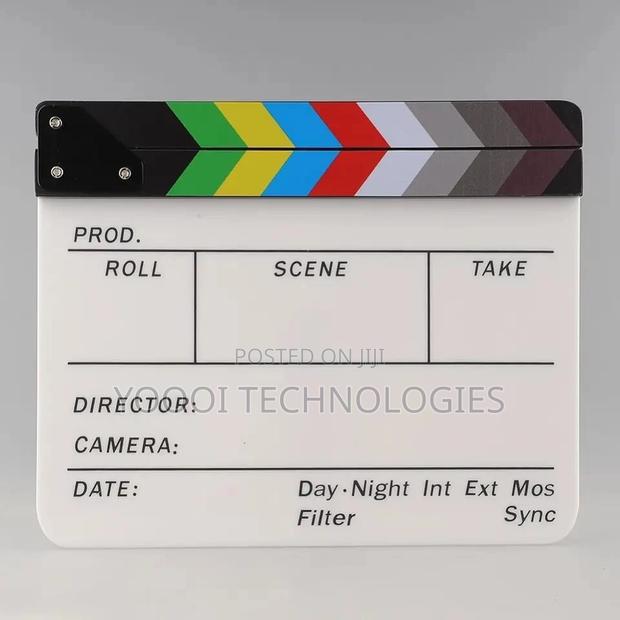 Acrylic Professional Clapperboard for Movie Action Scene · Photo 2