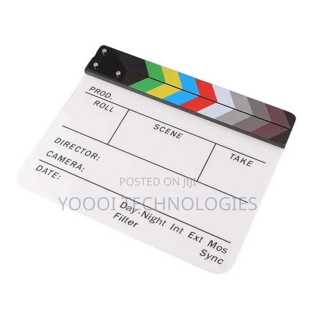 Acrylic Professional Clapperboard for Movie Action Scene · Photo 3