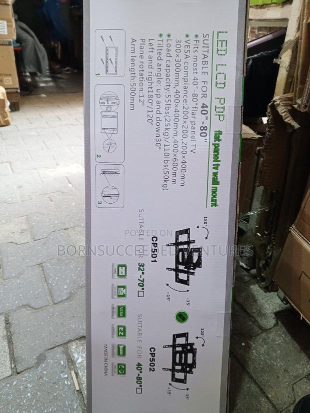 32" To 80" Adjustable Television Wall Mount · Photo 2