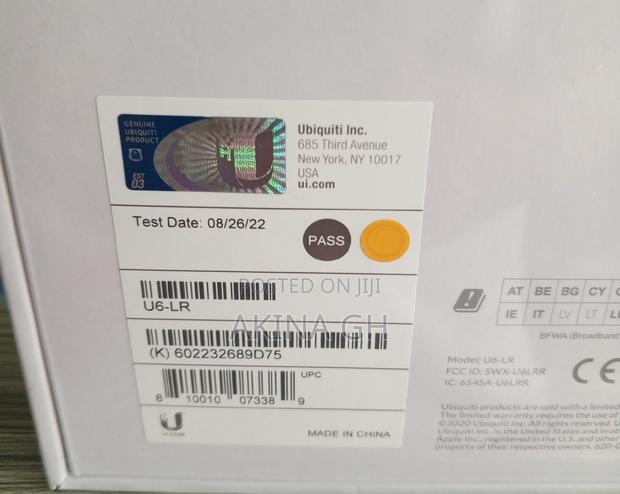 Ubiquiti Unifi Long Range Access Point U6 Lr · Photo 2