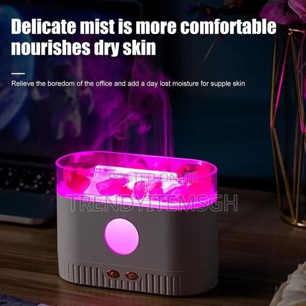 Crystal Salt Stone Flame Aromatic Diffuser · Photo 4