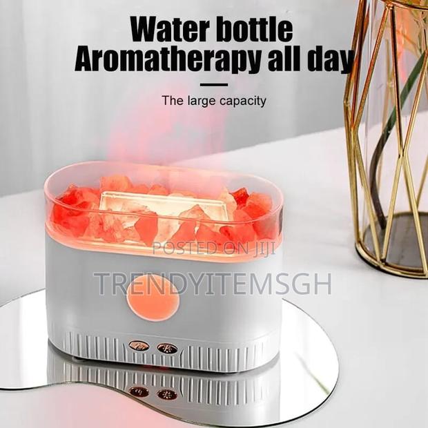 Crystal Salt Stone Flame Aromatic Diffuser · Photo 1